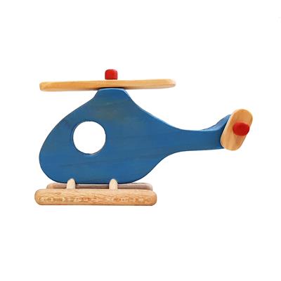 اسباب بازی چوبی طرح هلی کوپتر کد 022