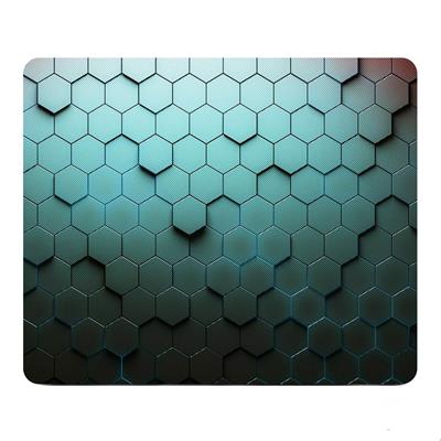 ماوس پد طرح 3d hexagons مدل w11