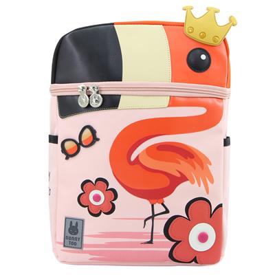 کوله پشتی دخترانه بانی تو طرح flamingo