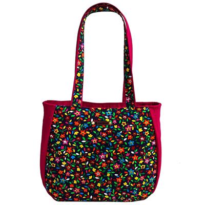 کیف رودوشی کتان سدروس طرح سوزی