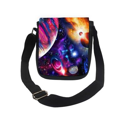 کیف رودوشی دخترانه طرح کهکشان کد k150