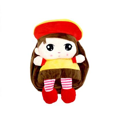 کوله پشتی کودک طرح پسر کلاه پوش