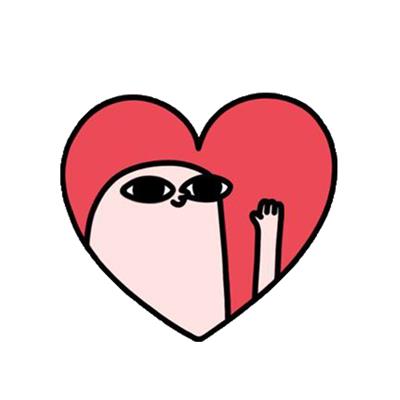 استیکر لپ تاپ طرح love کد 1672