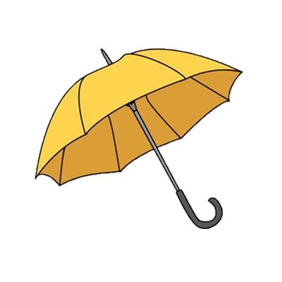 استیکر لپ تاپ طرح چتر کد 1649