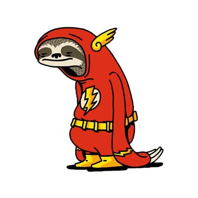 استیکر لپ تاپ طرح flash کد 1705