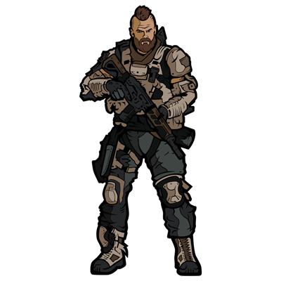 استیکر لپ تاپ وی وین آرت طرح black ops 4 ruin کد p137