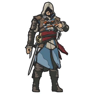 استیکر لپ تاپ وی وین آرت طرح edward کد p133