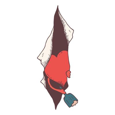 استیکر لپ تاپ وی وین آرت طرح قلب کد p111