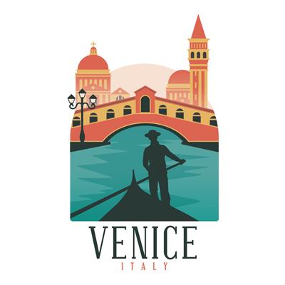 استیکر لپ تاپ وی وین آرت طرح ونیز کد p93