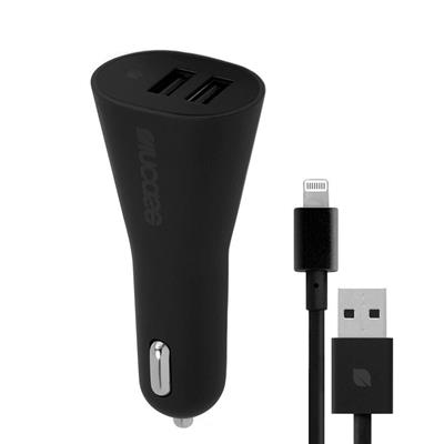 شارژر فندکی اینکیس مدل ec20079 به همراه کابل لایتنینگ