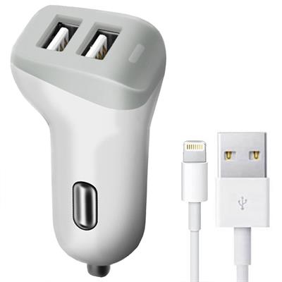 شارژر فندکی جووی مدل jc68 به همراه کابل تبدیل لایتنینگ