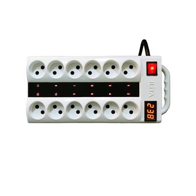 چند راهی برق ایلیا مدل c 12 با کنترل از راه دور