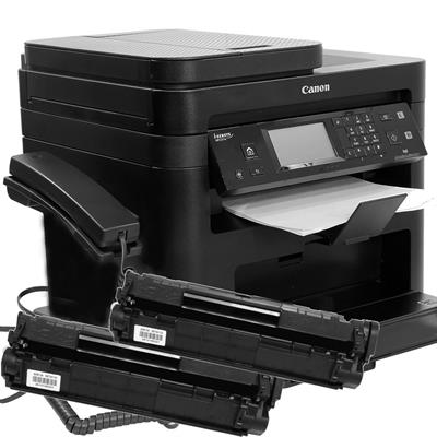 پرینتر لیزری کانن مدل i sensys mf237w به همراه 2 عدد کارتریج