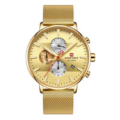 ساعت مچی عقربه ای مردانه نیوی فورس مدل nf9169 gg