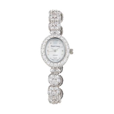 ساعت مچی عقربه ای نقره زنانه رویال کرون کد 05