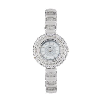 ساعت مچی عقربه ای نقره زنانه کد 03