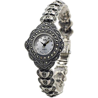 ساعت مچی عقربه ای نقره زنانه اچ اف مدل hw 0007