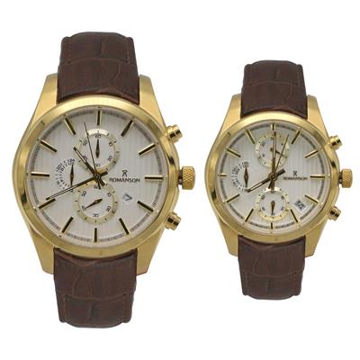 ست ساعت مچی عقربه ای زنانه و مردانه مدل 1138