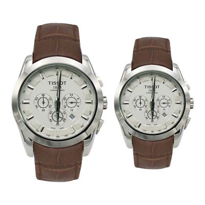 ست ساعت مچی عقربه ای زنانه و مردانه مدل 035