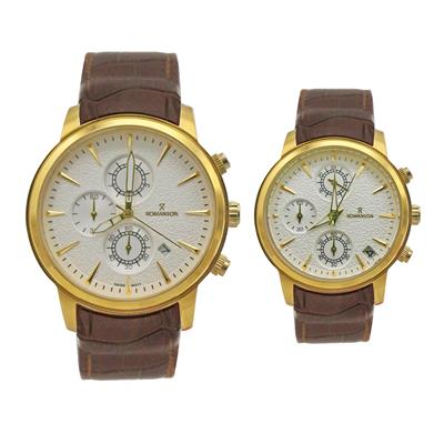 ست ساعت مچی عقربه ای زنانه و مردانه مدل 302