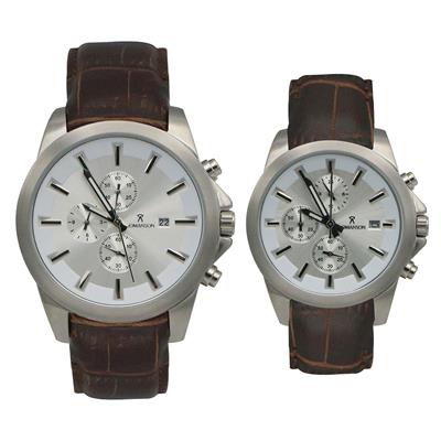 ست ساعت مچی عقربه ای زنانه و مردانه مدل 6109