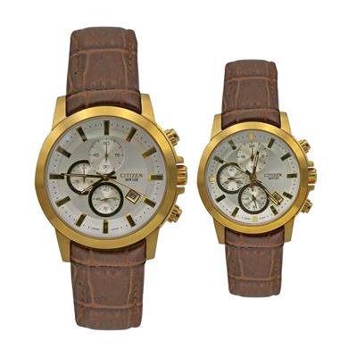 ست ساعت مچی عقربه ای زنانه و مردانه مدل 81205