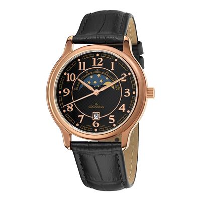 ساعت مچی عقربه ای مردانه گرووانا مدل moonphase 1026 1567