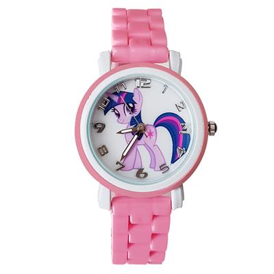 ساعت مچی عقربه ای دخترانه طرح پونی کد a sp