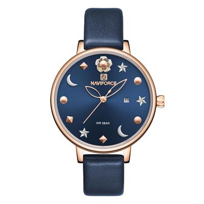 ساعت مچی عقربه ای زنانه نیوی فورس مدل nf5009l ch so rz