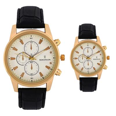 ست ساعت مچی عقربه ای زنانه و مردانه مدل ro 2301 me se