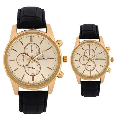 ست ساعت مچی عقربه ای زنانه و مردانه مدل ro 2299 me se