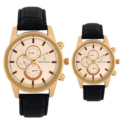 ست ساعت مچی عقربه ای زنانه و مردانه مدل ro 2297 me se