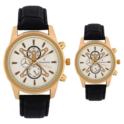 ست ساعت مچی عقربه ای زنانه و مردانه مدل ro 2296 me se