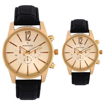 ست ساعت مچی عقربه ای زنانه و مردانه مدل ro 2292 me se