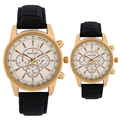 ست ساعت مچی عقربه ای زنانه و مردانه مدل ro 2286 me se