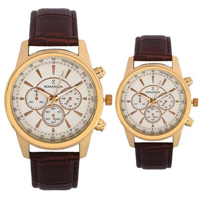 ست ساعت مچی عقربه ای زنانه و مردانه مدل ro 2285 gha se