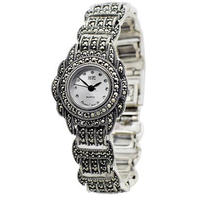 ساعت مچی عقربه ای نقره زنانه اچ اف مدل hw 0002