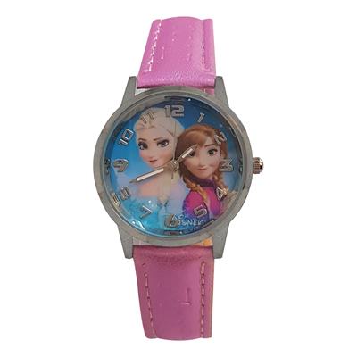 ساعت مچی عقربه ای دخترانه طرح فروزن کد as 7