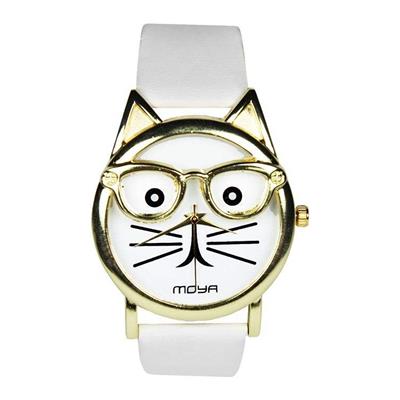ساعت مچی عقربه ای زنانه مویا طرح گربه 005 clone 1 of 721812