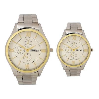 ست ساعت مچی عقربه ای زنانه و مردانه اریکس مدل 8094g