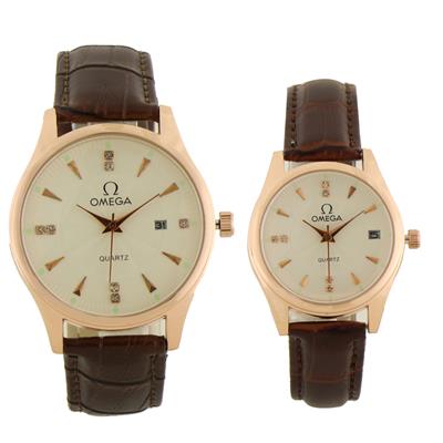 ست ساعت مچی عقربه ای زنانه و مردانه کد o 001