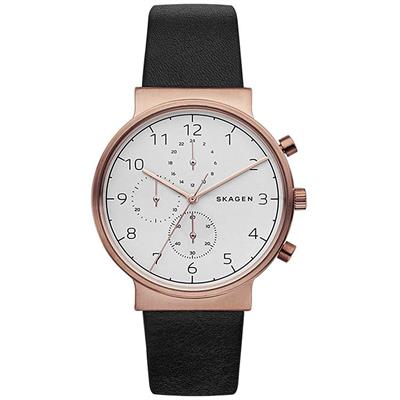 ساعت مچی عقربه ای مردانه اسکاژن دانمارک مدل skw6371