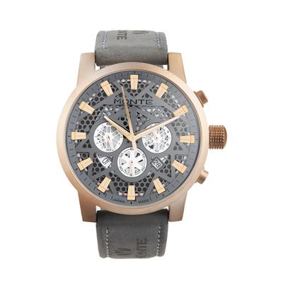 ساعت مچی عقربه ای مردانه مونته مدل m751340 grayrg