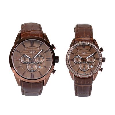 ست ساعت مچی عقربه ای زنانه و مردانه مدل 8178