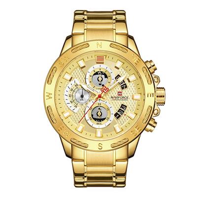ساعت مچی عقربه ای مردانه نیوی فورس مدل nf9165 gg