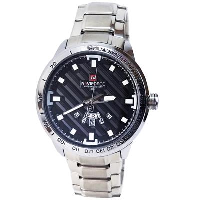 ساعت مچی عقربه ای مردانه نیوی فورس مدل nf9090 sb