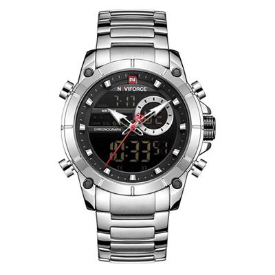 ساعت مچی عقربه ای مردانه نیوی فورس مدل nf9163 sb