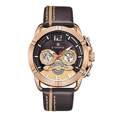 ساعت مچی عقربه ای مردانه نیوی فورس مدل nf9168 br