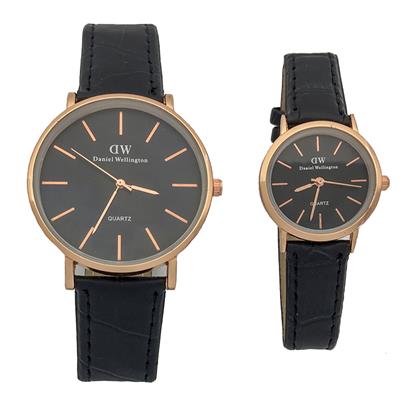 ست ساعت مچی عقربه ای زنانه و مردانه کد ds bktla