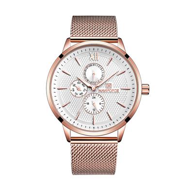 ساعت مچی عقربه ای مردانه نیوی فورس مدل nf3003rgw